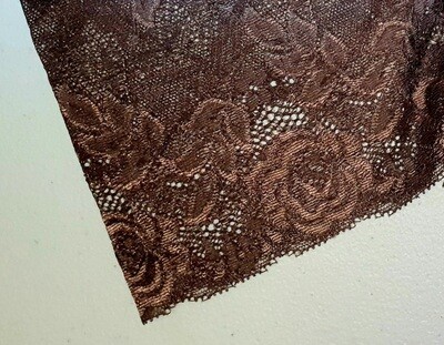 Size 6~8~10 Lace Dark Brown Low Rise Boyshorts Panties