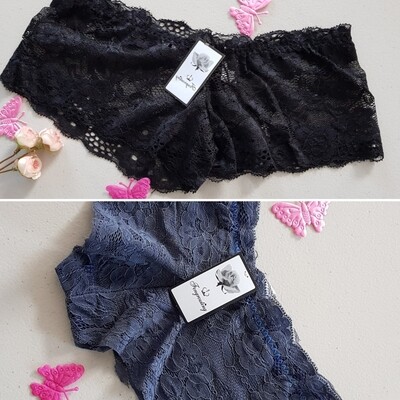 2 pack - Petite Lace Hipster Boyshorts Panties Size 6 (XS) + Gifts