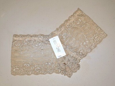 Size 6~8 Petite Lace Floral Beige Hipster Boyshorts  Panties