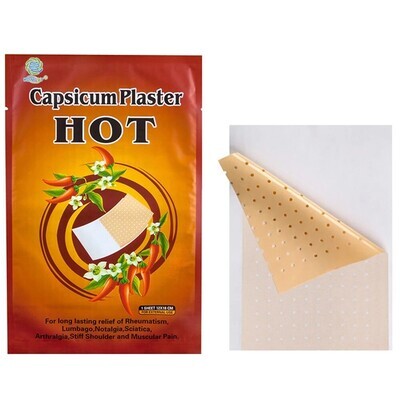 4 x Long Lasting HOT Capsicum Heat Patch-Rheumatism-Lumbago-Sciatica