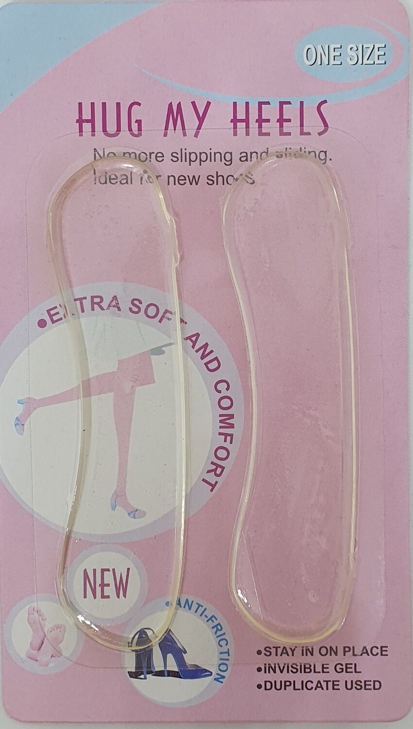 3 Pairs Silica Gel Cushion Liner for the Back Heel