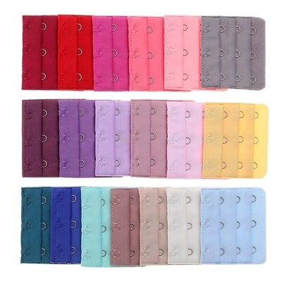 Bra Extenders -Large Size: 3 Hooks/3 Rows in a variety of colours