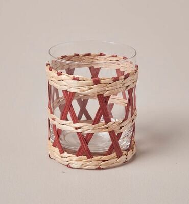 Classic Rattan Glass Decor Pots ~ Elegant, Versatile, and Nature-Inspired