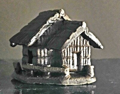 Miniature Wooden Cottage for Aquarium-Bonsai-Garden-Home Decor