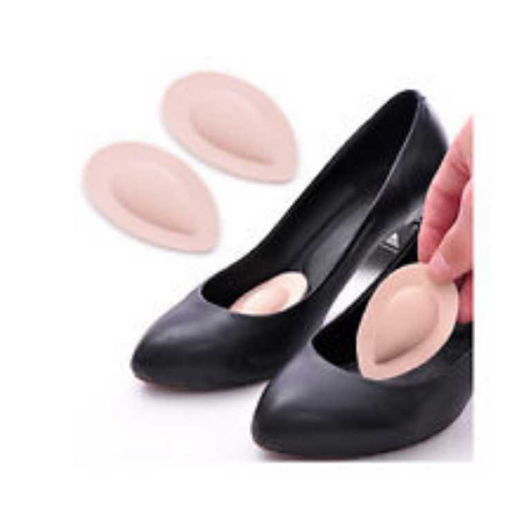 4 Pairs Peel n Stick Padded Waterdrop Forefoot Cushion