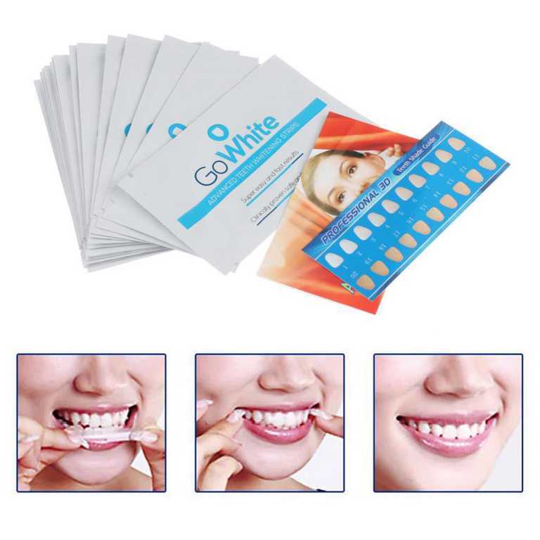 Go White Professional Teeth Whitening Strips