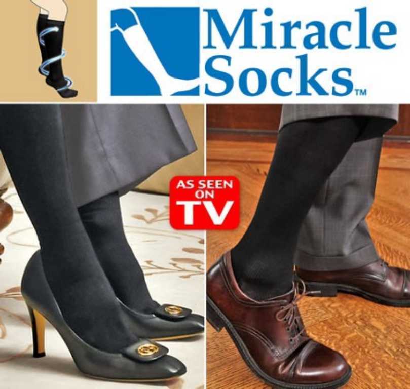 2 x Pairs Anti-Fatigue Travel Compression Socks