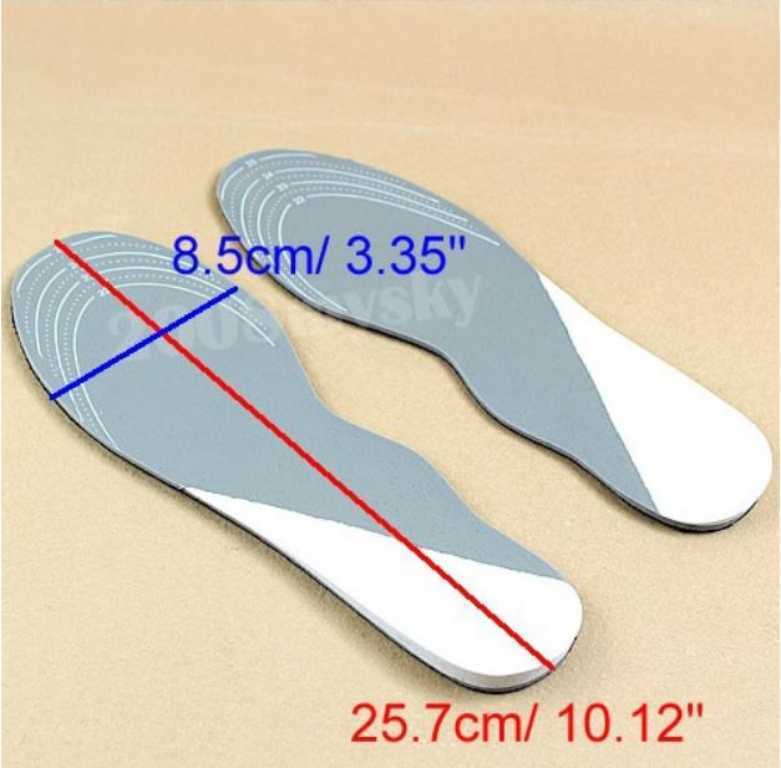 Women Footcare Orthotic Support Cut-to-Size-Insoles