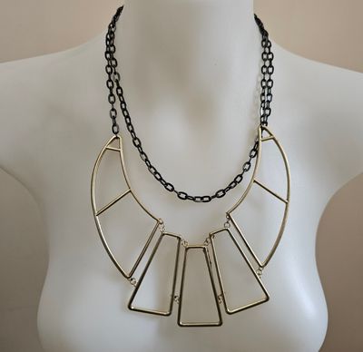 Classic Geometric Drop Necklace – Effortless Elegance for any look