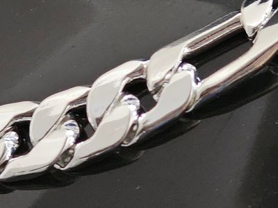 Timeless Elegance: 925 Sterling Silver Link Chain Necklace for Men