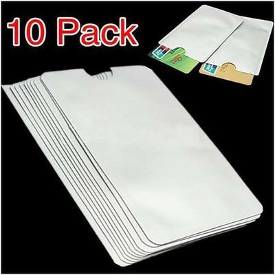 AntiTheft RFID Credit Card Blocker-Protective Sleeve-Shield