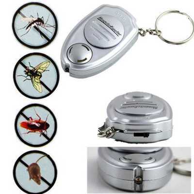 Multi-Purpose Ultrasonic Mossie Repellent-Torchlight-Key Chain