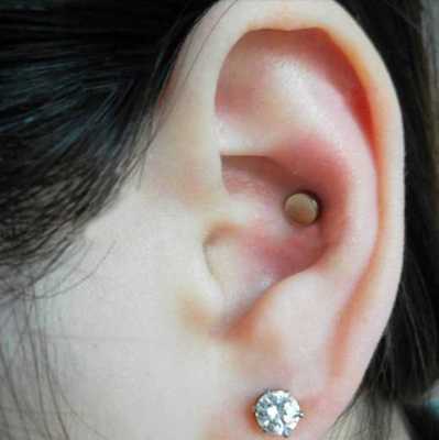 Auricular Magnetic Therapy Crystal Rhinestone Earrings for Slimming