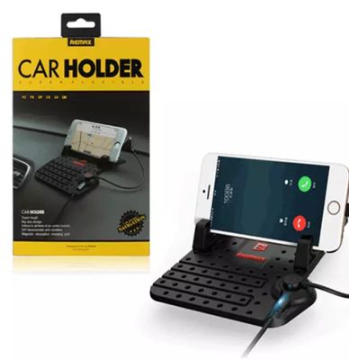 REMAX Car Phone Holder with Charging Dock and Anti-Skid Base
