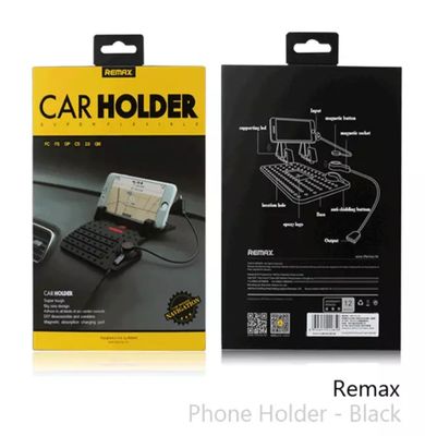 REMAX Car Phone Holder with Charging Dock and Anti-Skid Base