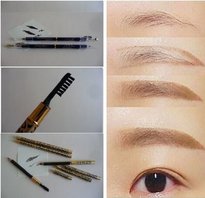 Perfect Pair Eyebrow Pencils with sharpener+brush