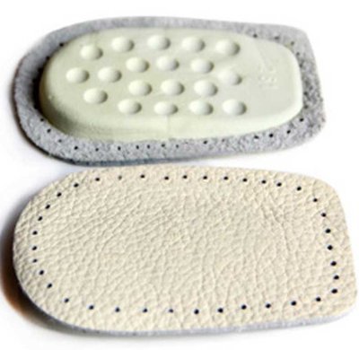 Thick Latex Cowhide Leather Heel Pads