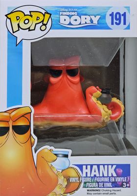 Funko Pop! 191 HANK | Finding Dory | Vaulted | Yr Rel: 2016 | Uncommon