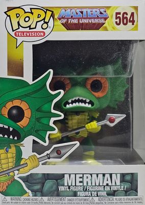 Funko Pop! 564 | MERMAN | Master of the Universe | Vaulted | Yr Rel: 2017 | UNCOMMON Funko Pop! 564 | MERMAN | Master of the Universe | Vaulted | Yr Rel: 2017 | UNCOMMON