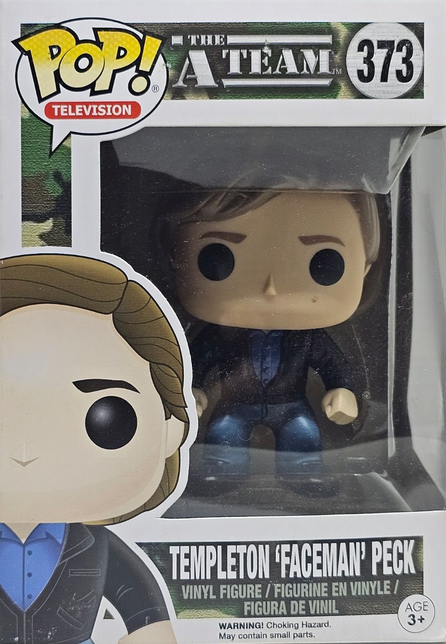 Funko Pop! 373 | TEMPLETON 'FACEMAN' PECK | The A-Team | Vaulted | Yr Rel: 2016 | RARE