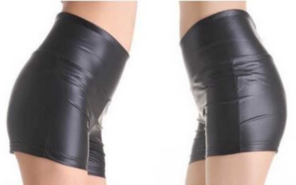 Casual Style Faux Leather Harem Pants for Yoga-Fitness-Pole Dancing