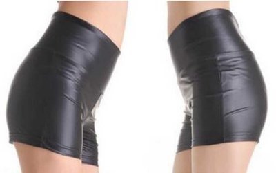 Casual Style Faux Leather Harem Pants for Yoga-Fitness-Pole Dancing
