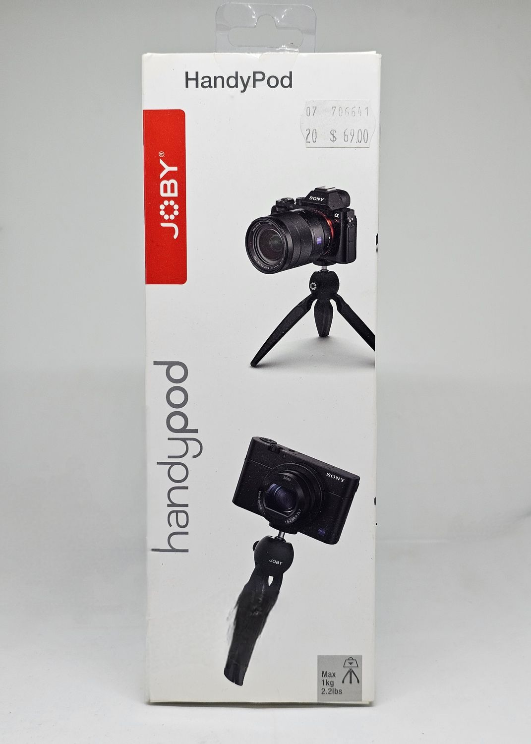 Handy Pod Tripod with Bonus 3-in-1 Universal Clip Lens Kit iPhone Samsung Smartphone