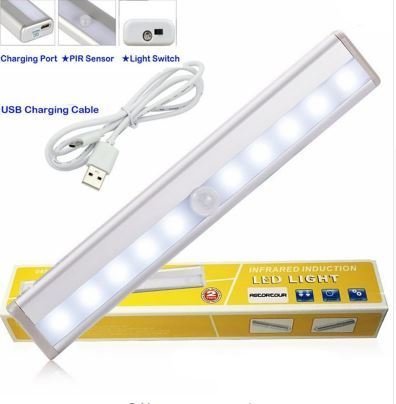 2 x USB Rechargeable Wireless Motion Sensor Lights