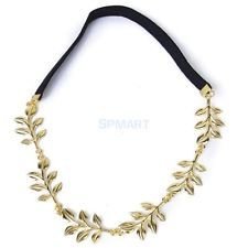 European Fashion Romantic Gold Olive Leaf Headband-Choker