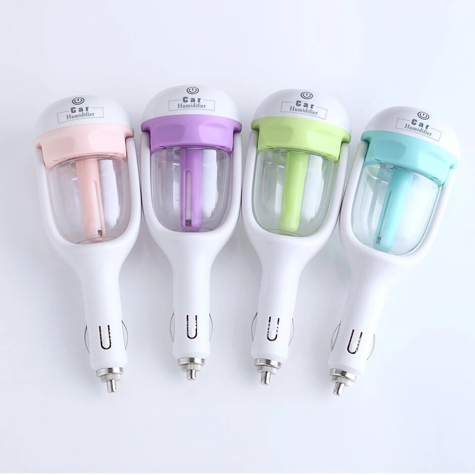 Mini 12V Aromatherapy Car Humidifier|Air Purifier Diffuser with Essential Oil Pack