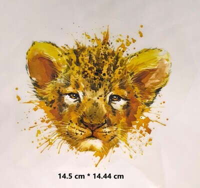 Washable T-shirt Iron-on Transfers - Lion Cub
