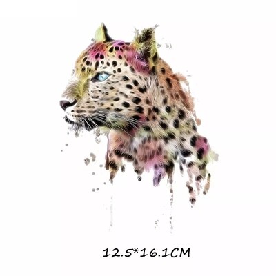 Washable T-shirt Iron-on Transfers - Cheetah
