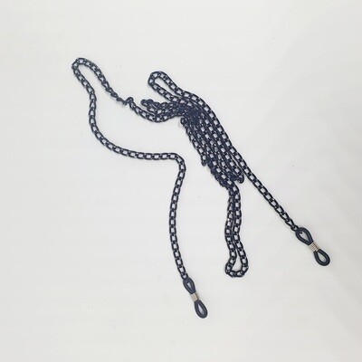 76cm Black Metal Sunglass-Reading Eyeglass Lanyard-Chain