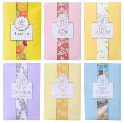 6 Packs Potpourri Scented Fragrance for Home-Wardrobe-Drawer-Car 6 Packs Potpourri Scented Fragrance for Home-Wardrobe-Drawer-Car