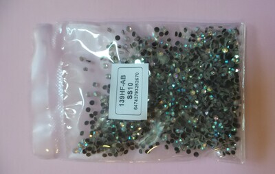 SS10-12-16-20-30 Aurelia Borealis Hot Fix Rhinestones