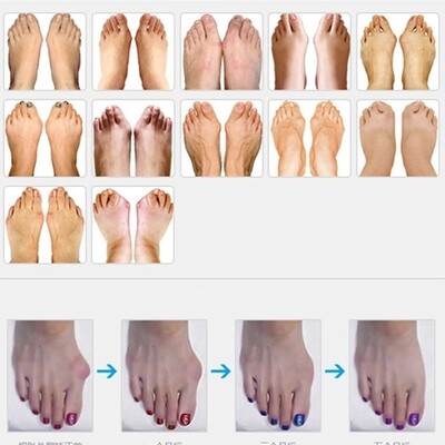 12 Pcs Comfy Silicon Protector  Value Pack for Bunion &amp; Toes