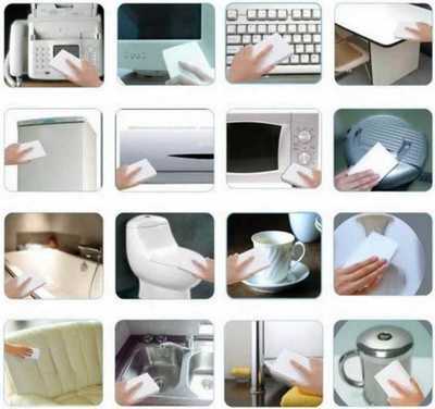 4 x Multi-Purpose Stain Removing Cleaning Sponge for Leatherworks