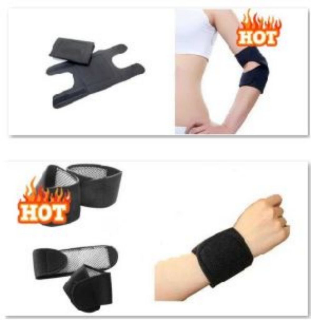 Set of 4 pcs Magnetic Therapy Self-Heating Pain Relief + FREE Socks