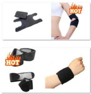 Set of 4 pcs Magnetic Therapy Self-Heating Pain Relief + FREE Socks