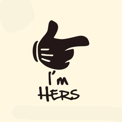 Washable T-shirt Iron-on Transfers - I'm HERS