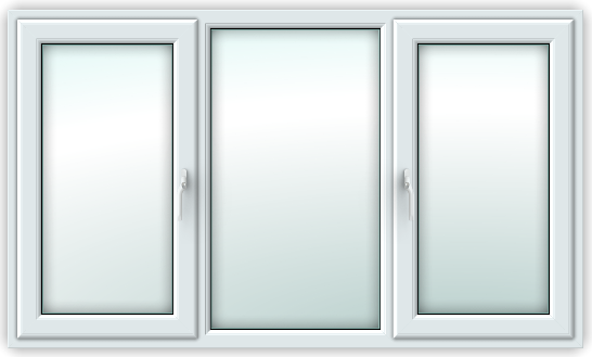 uPVC Window Brand New Glazed w/ Ventilator TWIN SIDE HUNG [1770 x 1040]