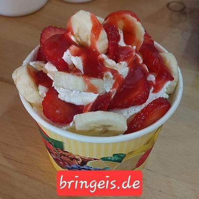 Erdbeer Bananen Becher