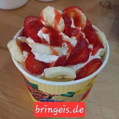 Erdbeer Bananen Becher