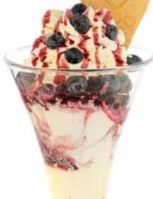 Heidelbeer Becher
