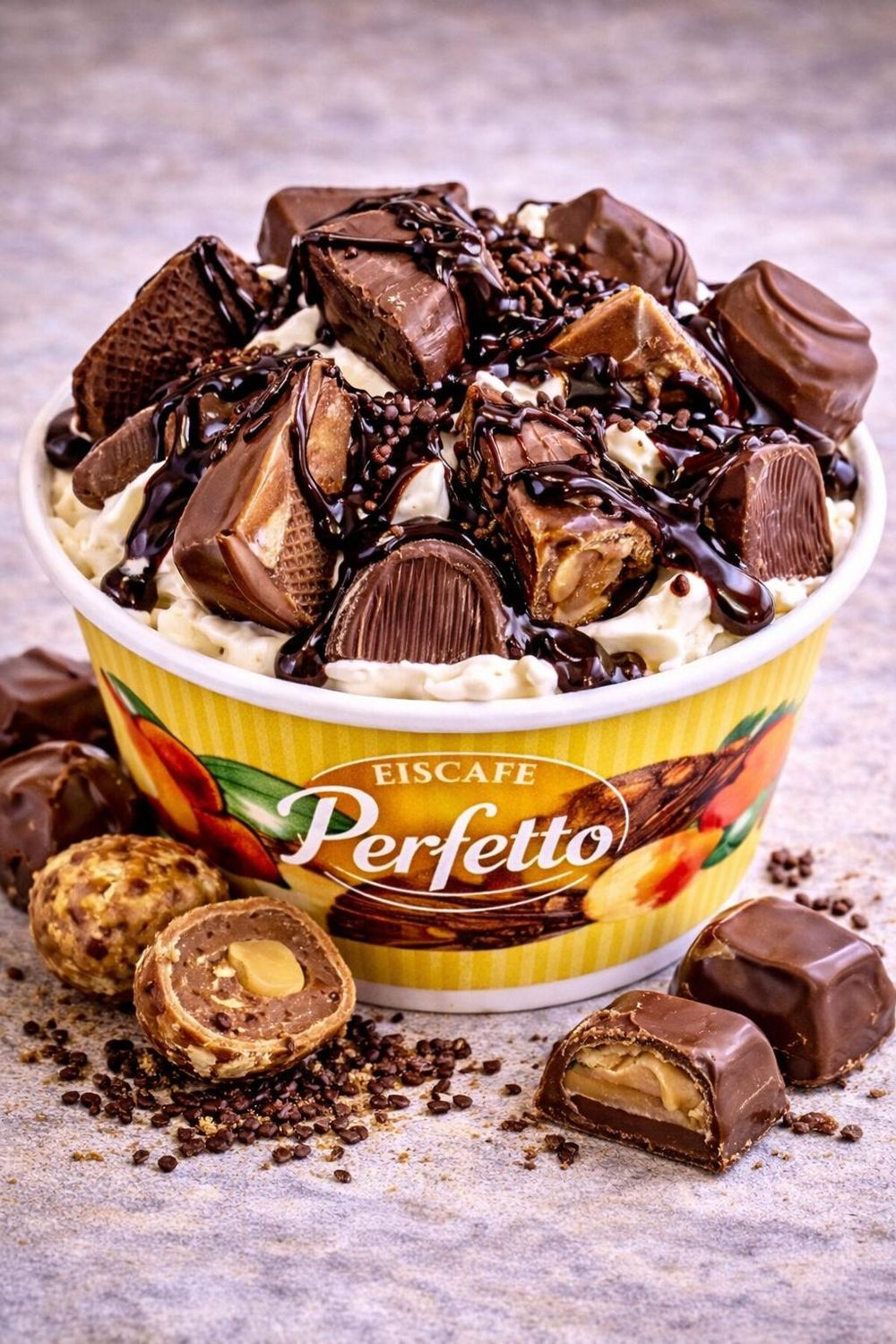 Nougat Becher