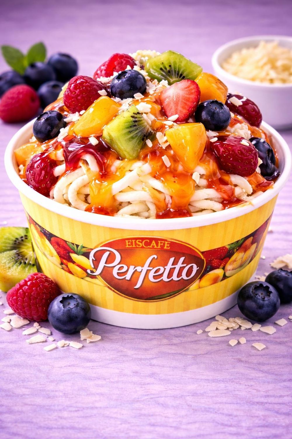 Spaghetti Früchte