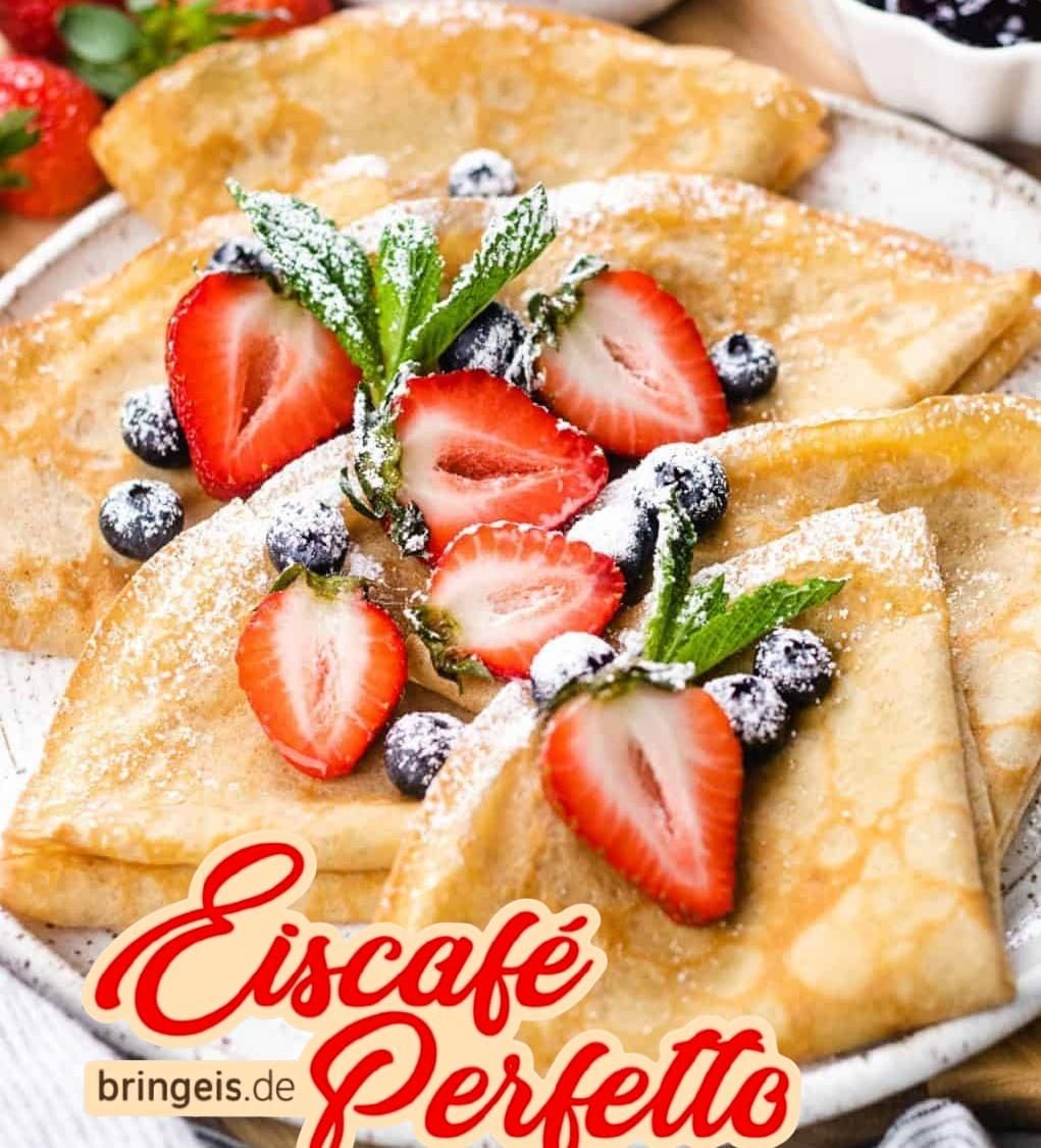 CREPES mit Puderzucker