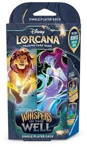 IN STORE PICKUP ONLY - Lorcana Whispers in the Well Amber Emerald Starter Deck (11-14-25)