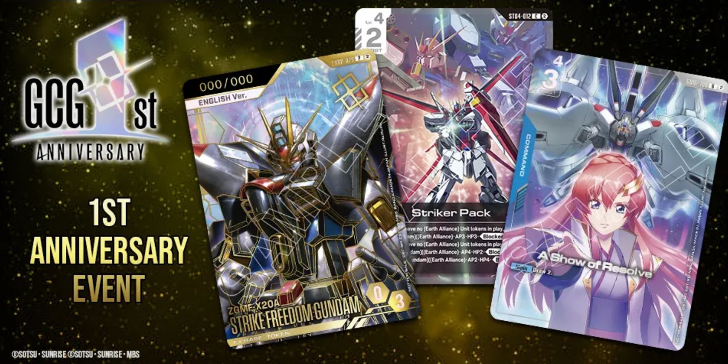 Gundam 1st Anniversary Event (09-13-26 | 4:45 PM)
