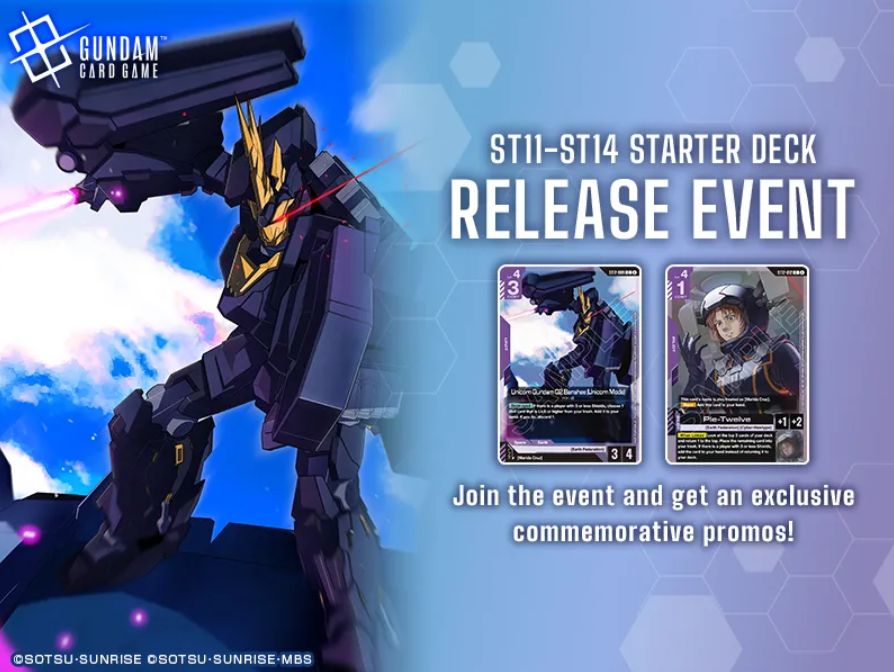 Gundam Card Game Starter Event ST-11~ST-14 [10-04-26 | 4:30 PM]